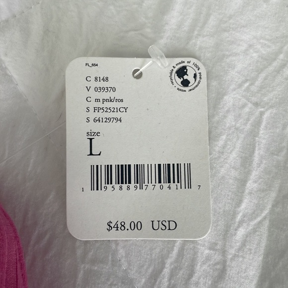 NWT Free People Pink Corset - Picture 5 of 5